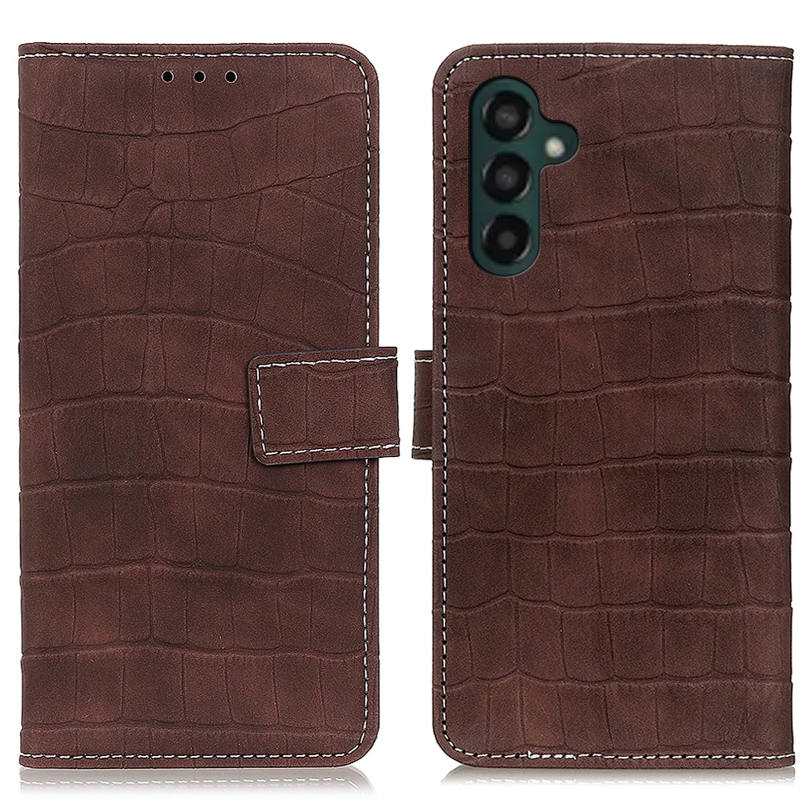 Cell Phone Cover For Samsung Galaxy A24 4G Flip Leather Phone Case Wallet Stand Crocodile Texture Protective Case Cell Phone Cover For Samsung Galaxy A24 4G Flip Leather Phone Case Wallet Stand Crocodile Texture Protective Case